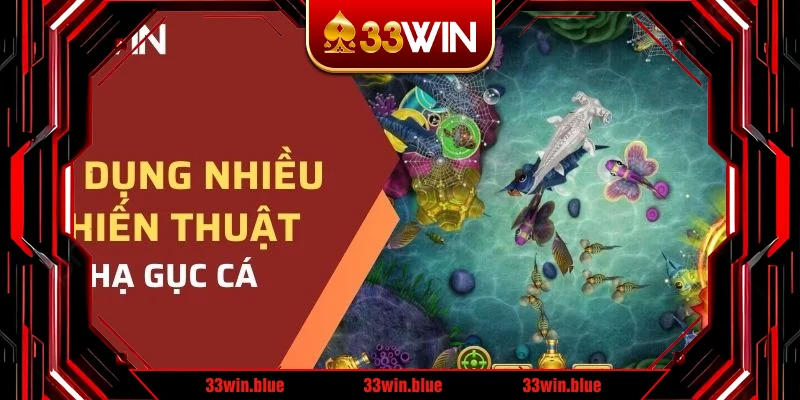 Áp dụng nhiều chiến thuật hạ gục cá Áp dụng nhiều chiến thuật hạ gục cá