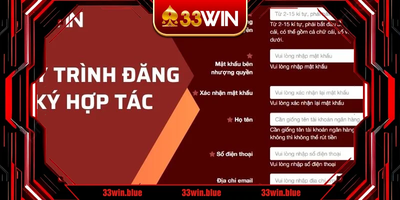 Quy trình đăng ký hợp tác và trở thành đối tác tại sân chơi Quy trình đăng ký hợp tác và trở thành đối tác tại sân chơi