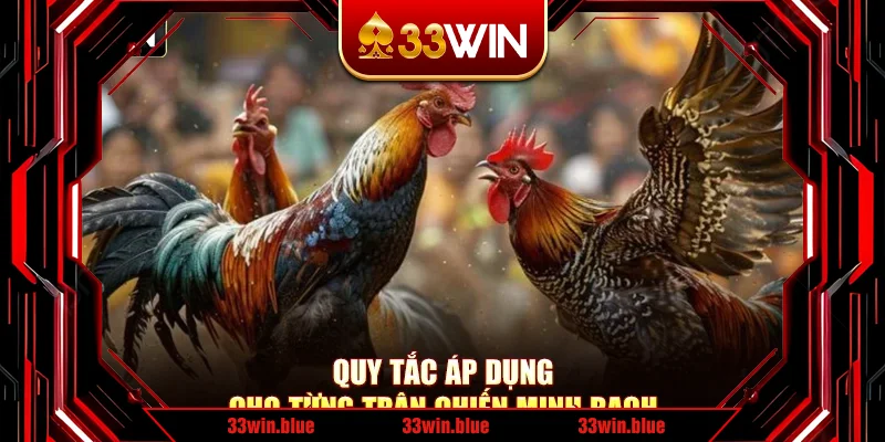 Quy tắc áp dụng cho từng trận chiến minh bạch Quy tắc áp dụng cho từng trận chiến minh bạch