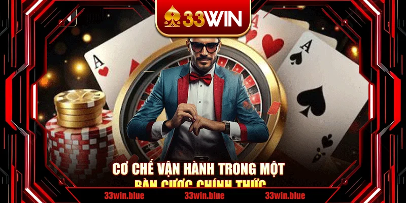 Cơ chế vận hành trong một bàn cược chính thức Cơ chế vận hành trong một bàn cược chính thức