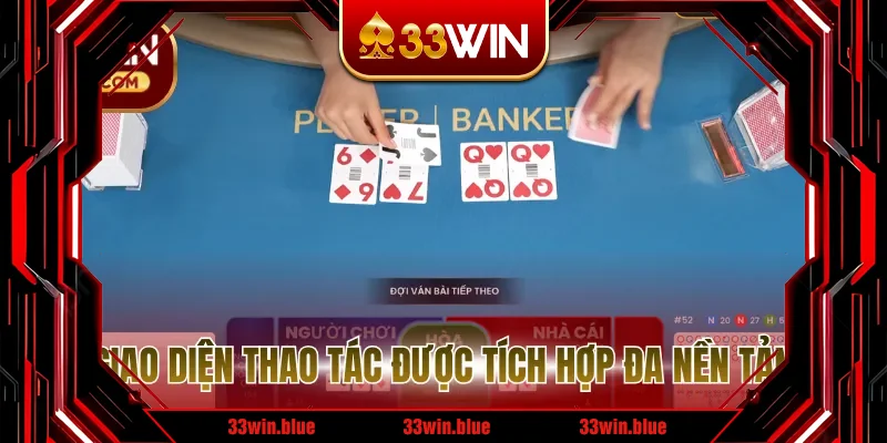 Giao diện thao tác được tích hợp đa nền tảng Giao diện thao tác được tích hợp đa nền tảng