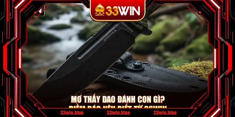 Mơ Thấy Dao Đánh Con Gì? Điềm Báo Nên Biết Từ 33Win