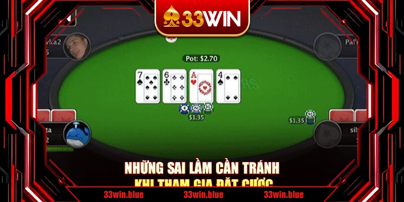 Những sai lầm cần tránh khi tham gia đặt cược Những sai lầm cần tránh khi tham gia đặt cược