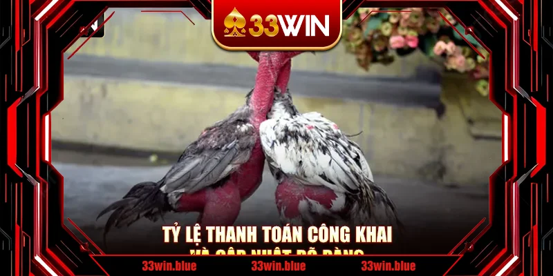 Tỷ lệ thanh toán công khai và cập nhật rõ ràng Tỷ lệ thanh toán công khai và cập nhật rõ ràng